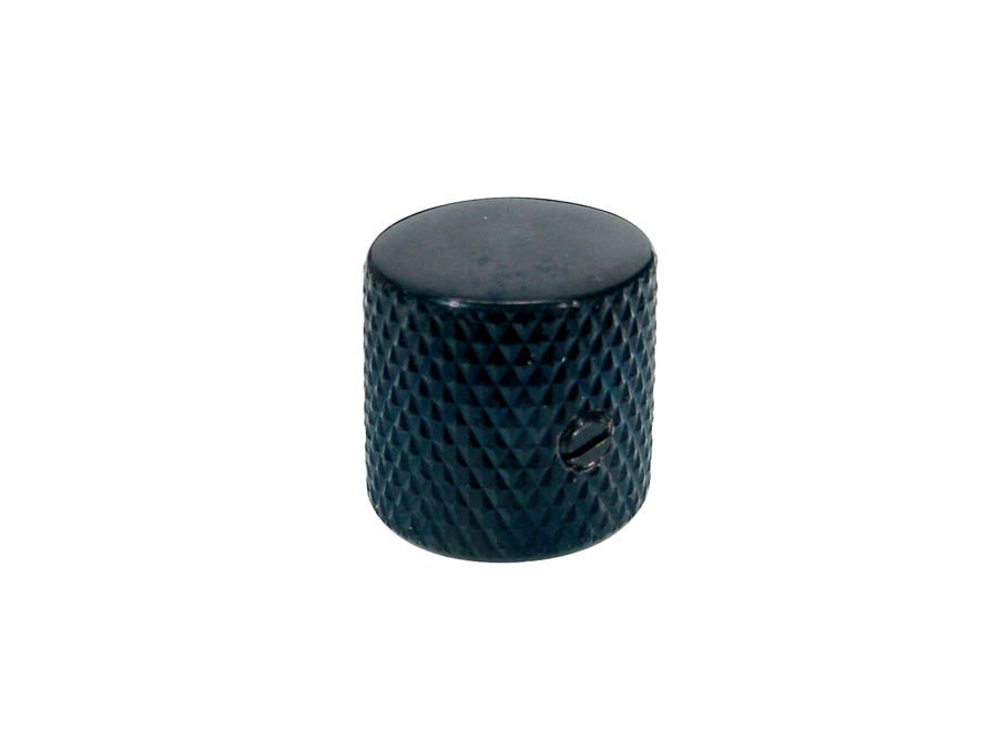 Flat Top Metal Guitar Control Knob - Black