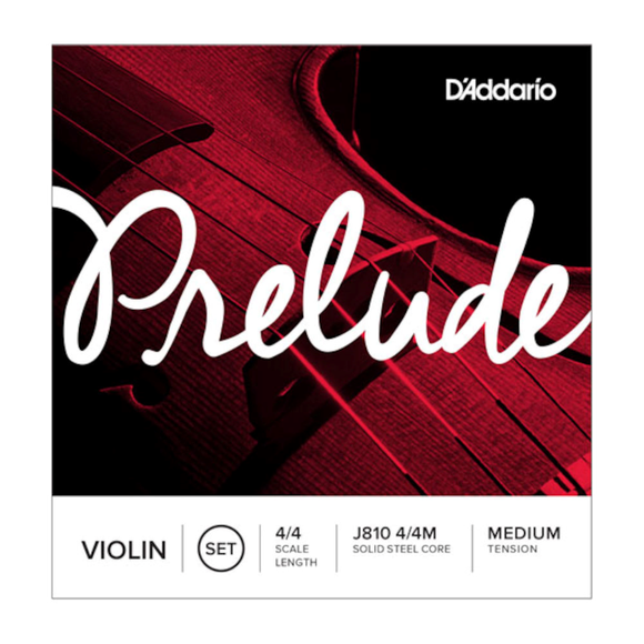 Prelude By D'Addario 4/4 Violin String Set - Medium Tension