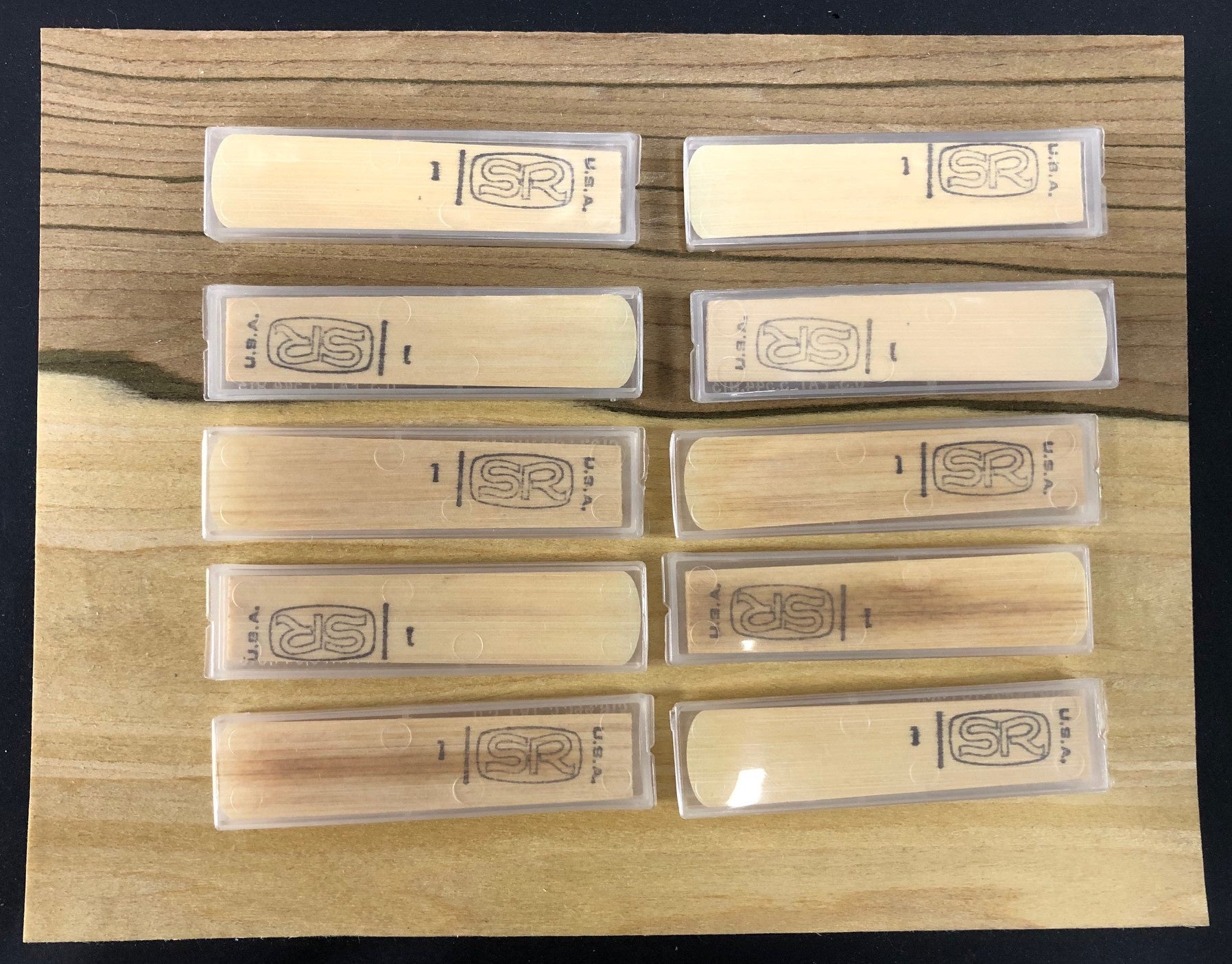Rico Symmetricut Alto Saxophone reeds 1 (Soft) - Pack Of 10 Reeds