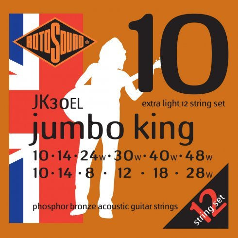 Rotosound (JK30EL) Jumbo King 10-48 - 12 string