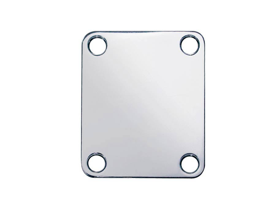 Boston (NP-64-C) ST Style Guitar Neck Plate - Chrome