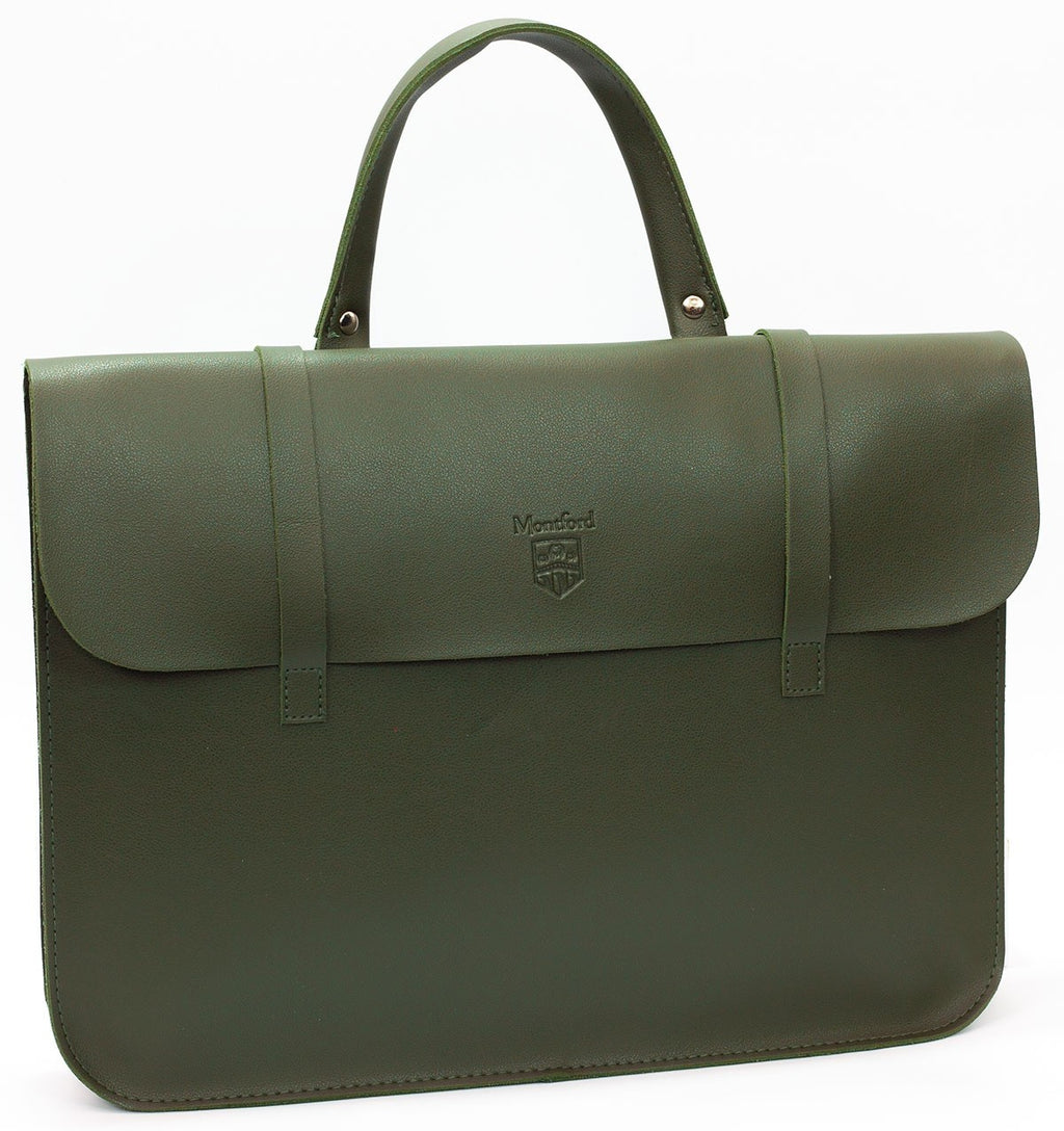 Montford MFC5GR Green Leatherette Music Case
