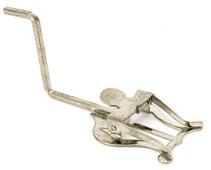 Saxophone lyre - nickel plated