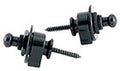 TGI Black Guitar Strap Locks - Pair