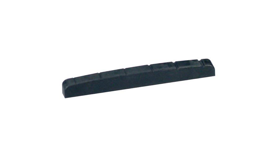 Carbon Electric Guitar Top Nut - Black