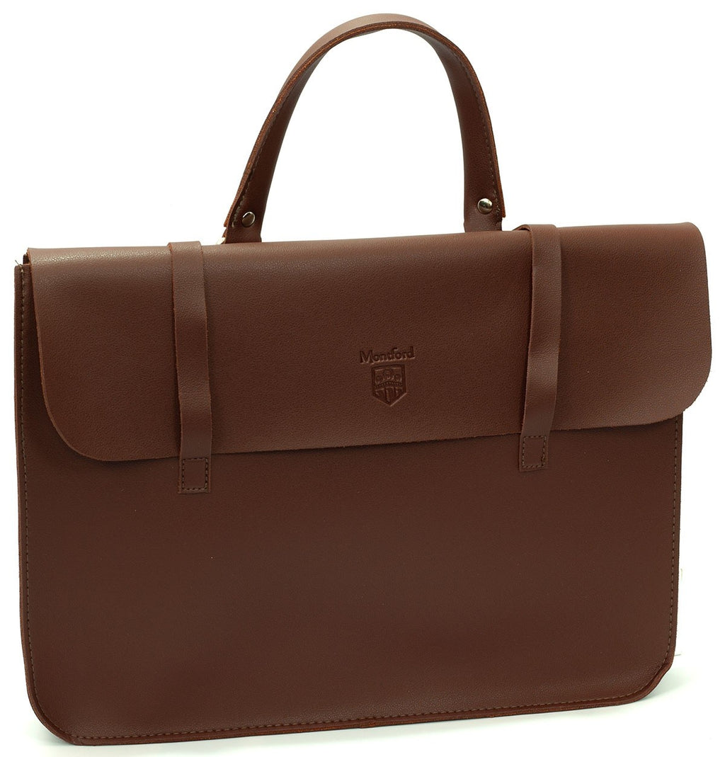 Montford MFC5BR Brown Leatherette Music Case
