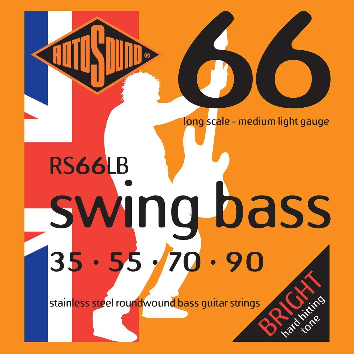 Rotosound RS66LB Swing Bass 66 35-90 Bass Guitar Strings Set