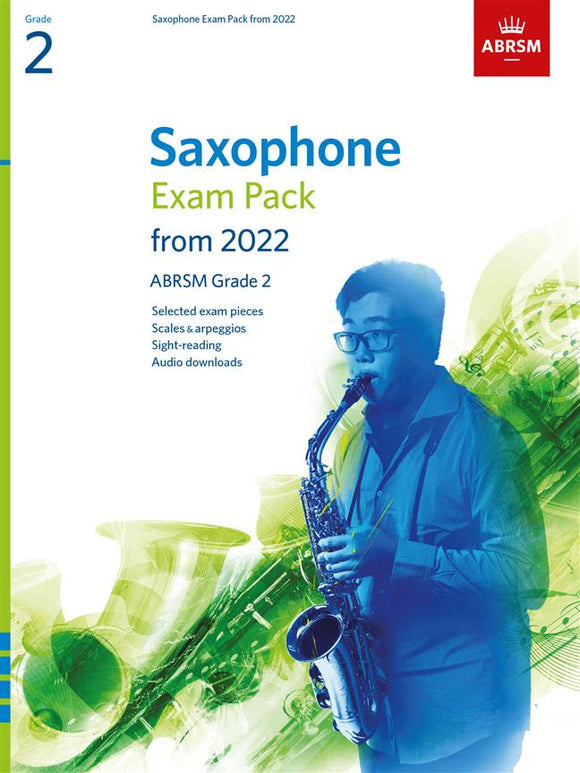 ABRSM Grade 2 Saxophone Exam Pack - 2022-2025
