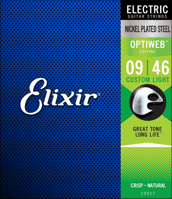Elixir Optiweb 09 - 46 (Custom Light) Electric Guitar Strings