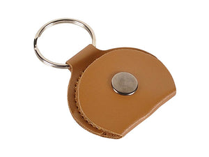 Rotosound Brown Leather Key Ring Plectrum Holder