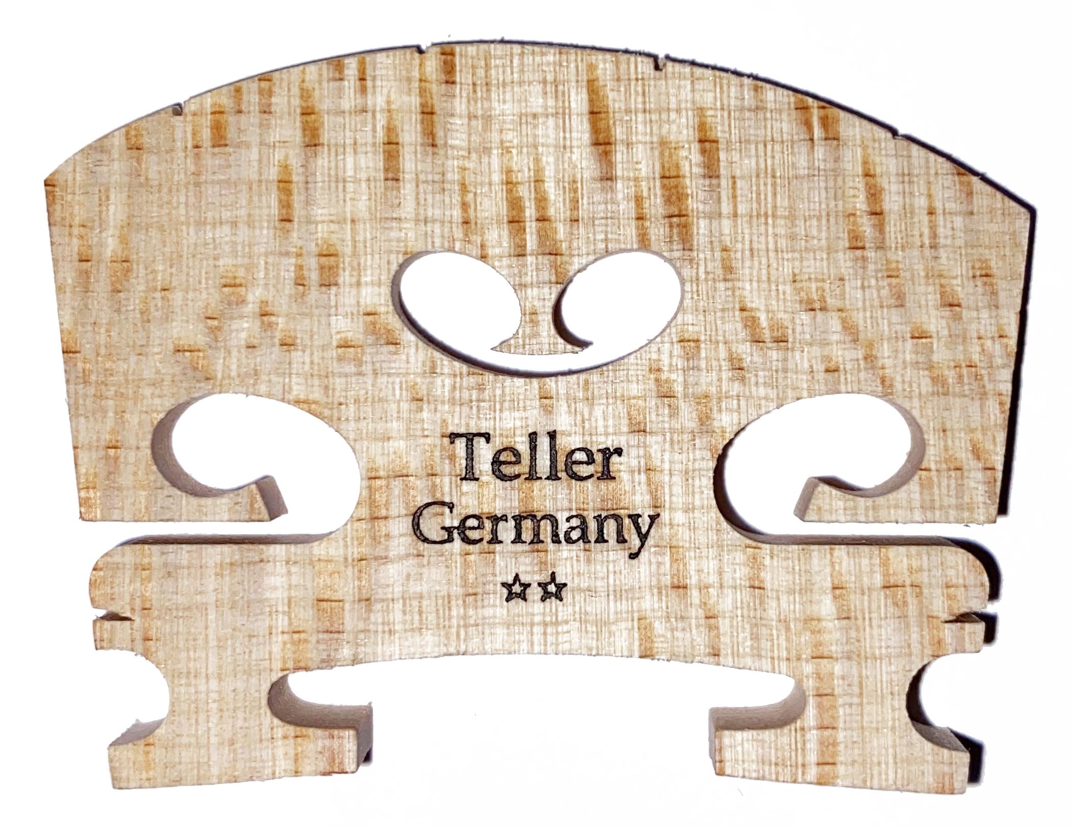 Teller 4/4 Violin Bridge - Shaped & Fitted