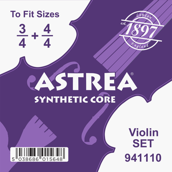 Astrea 3/4 - 4/4 Synthetic Core Violin Strings