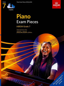 ABRSM Piano Exam Pieces 2023-2024 - Grade 7 With Audio