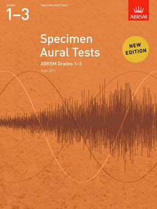 ABRSM Specimen Aural Tests - Grade 1 - 3