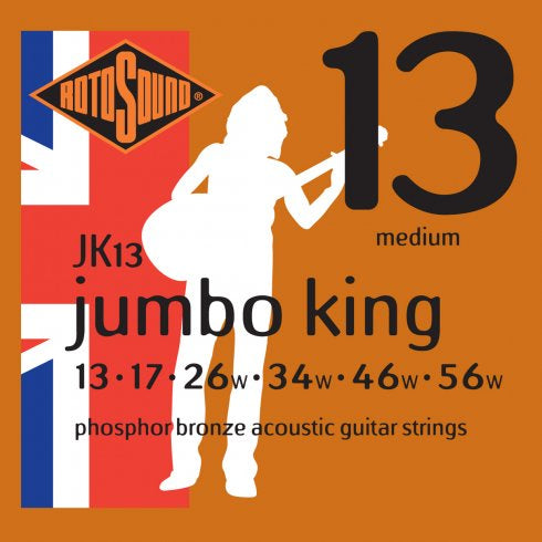 Rotosound (JK13) Jumbo King Phosphor Bronze 13 - 56
