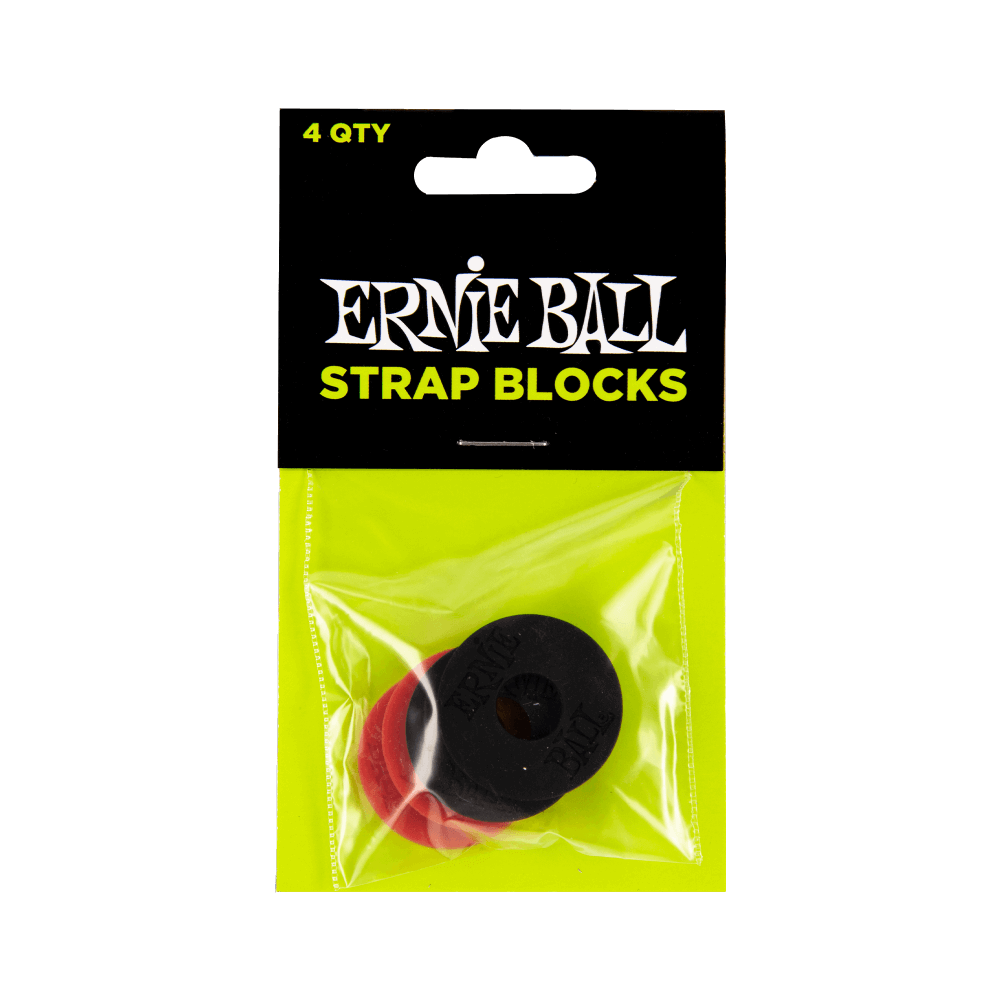 Ernie Ball Rubber Guitar Strap Blocks - Pack of 4
