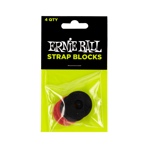 Ernie Ball Rubber Guitar Strap Blocks - Pack Of 4