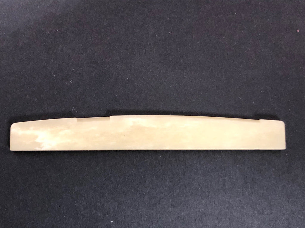 77.5mm Unbleached Bone Compensated Acoustic Guitar Bridge Saddle