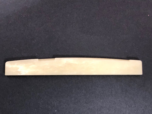 77.5mm Unbleached Bone Compensated Acoustic Guitar Bridge Saddle