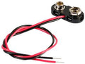 Snap-On PP3 Battery Snap / Connector - Rigid End - Centre Wired