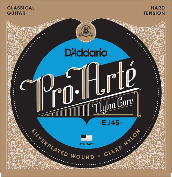D'Addario (EJ46) Pro Arte Classical Guitar Strings - Hard Tension