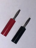 Pair bananna speaker plugs