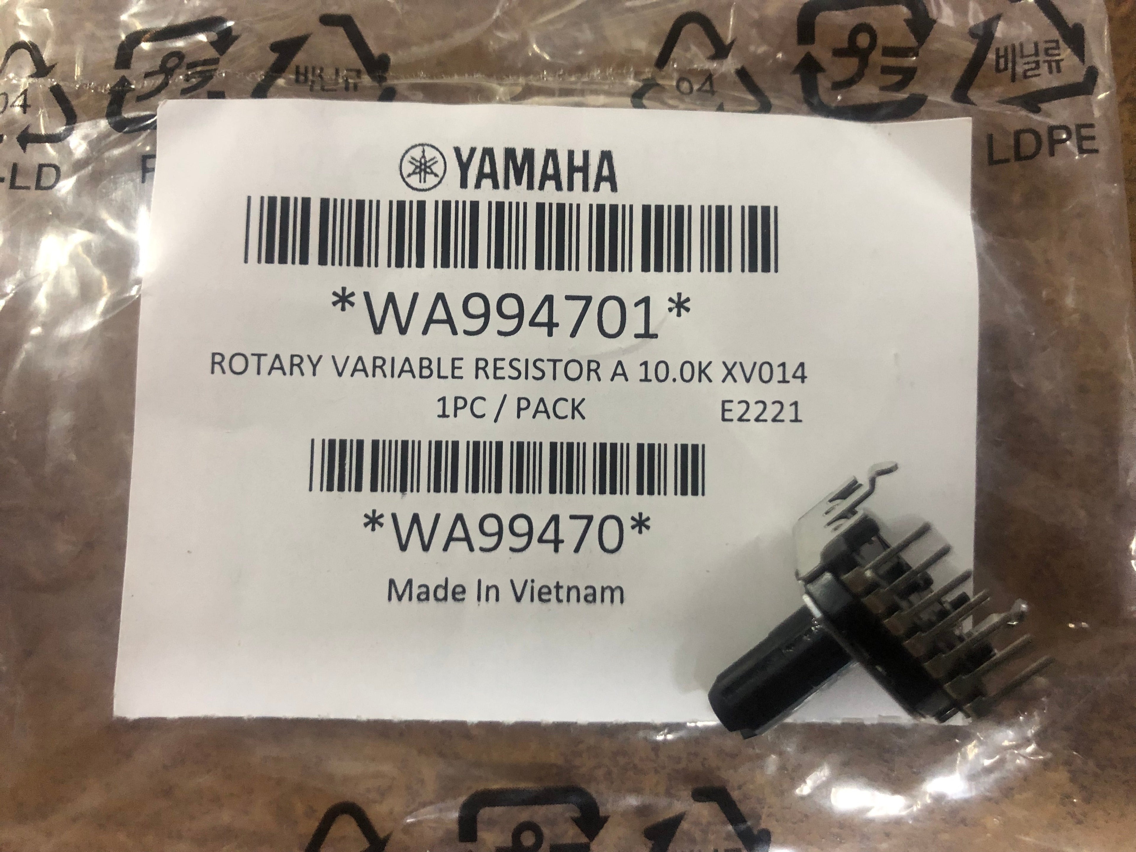 Yamaha WA99470R  WA994700  WA994701 volume control A10K [20]