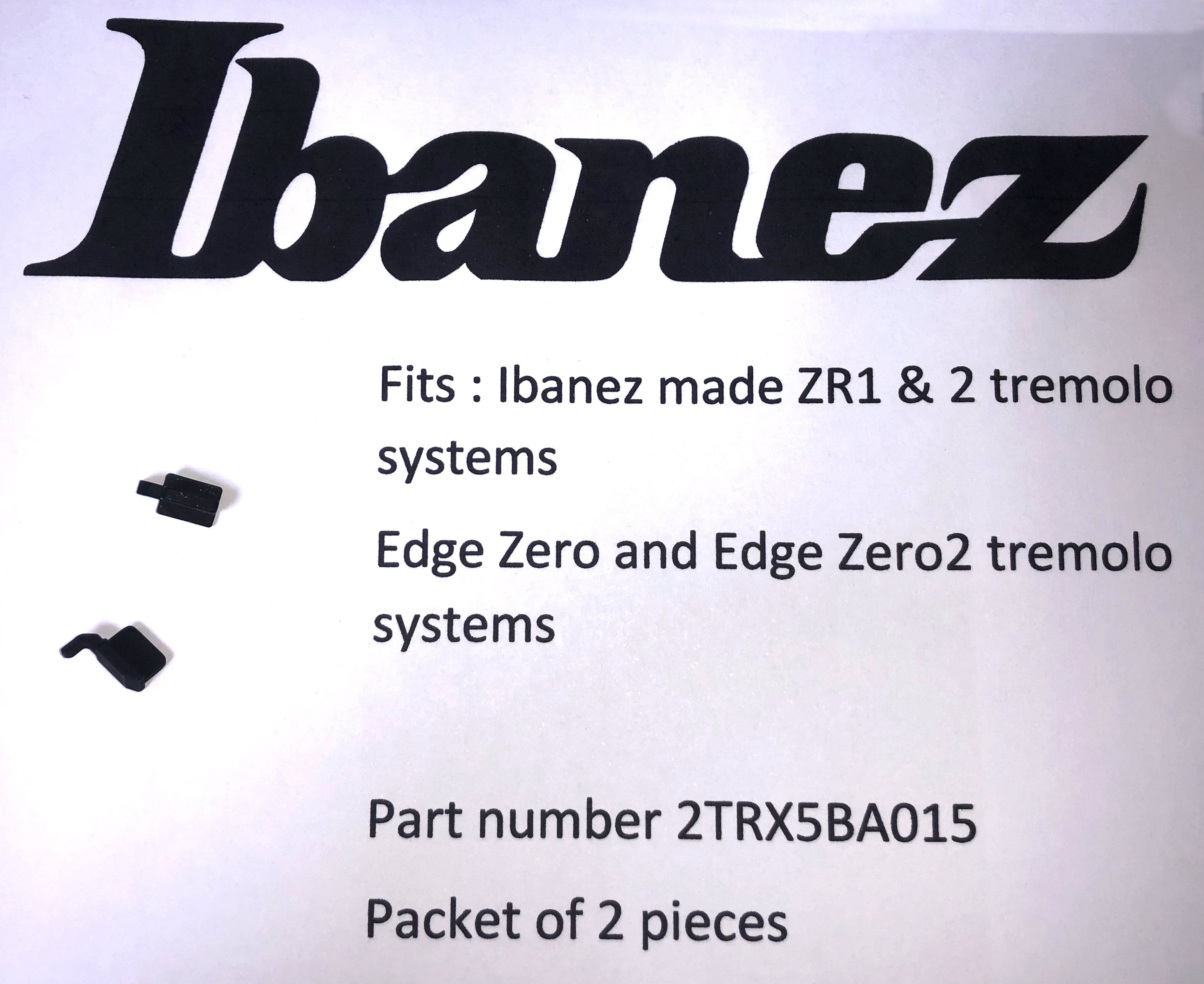 Ibanez 2TRX5BA015 Edge Zero 2 String Holder Block - Pack of 2