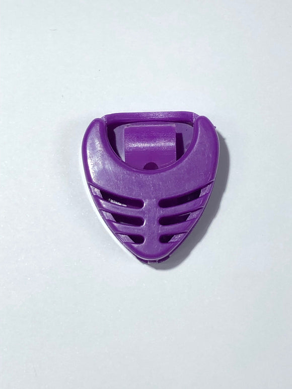 Purple Plastic Stick On Pick Holder