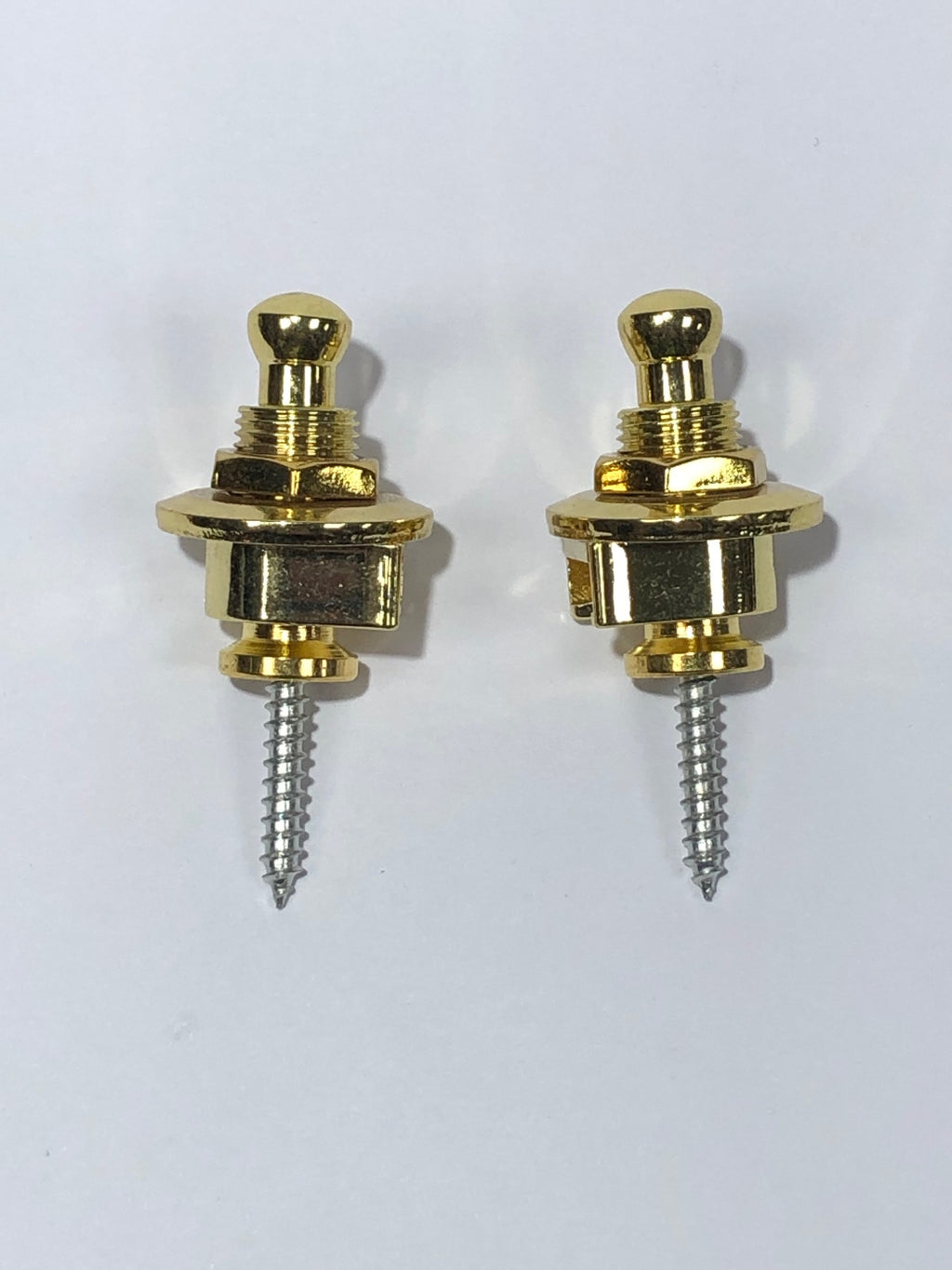 Gold Guitar Strap Locks - Pair