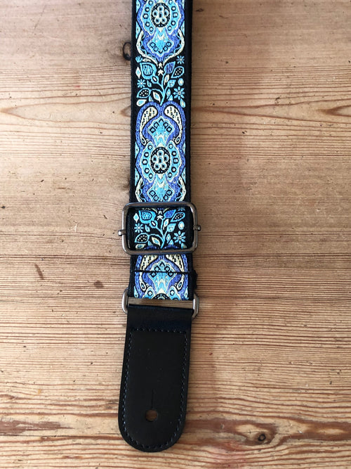 1.5" Wide Ukulele Strap - Imperial Blue