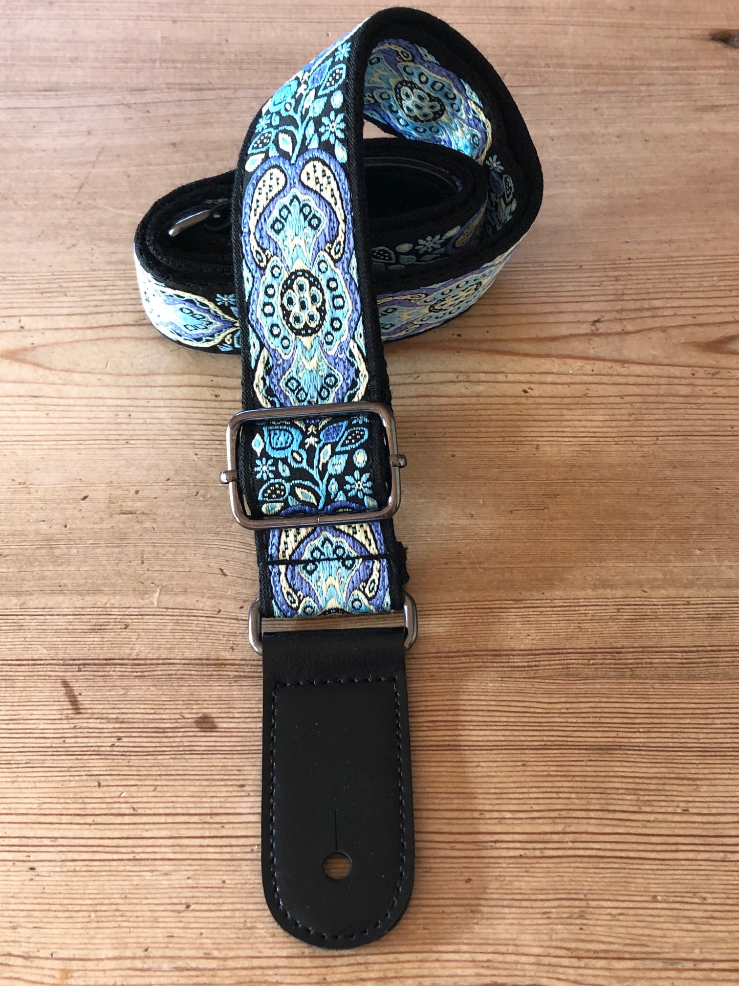 1.5" Wide Ukulele Strap - Imperial Blue