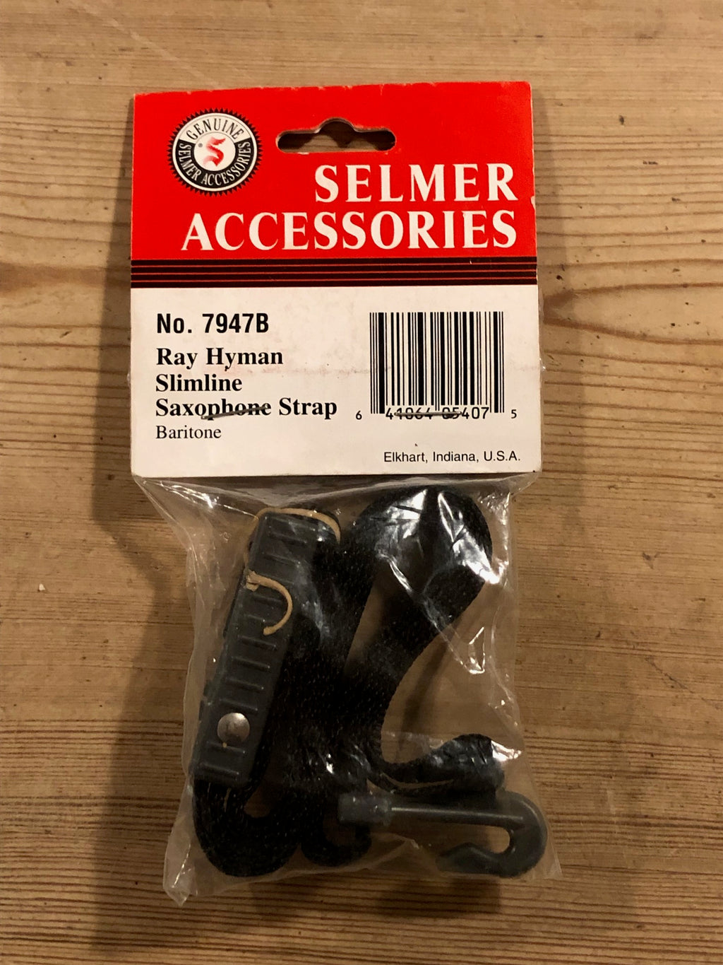 Selmer / Ray Hyman (7947B) Slimline Saxophone Strap - Baritone
