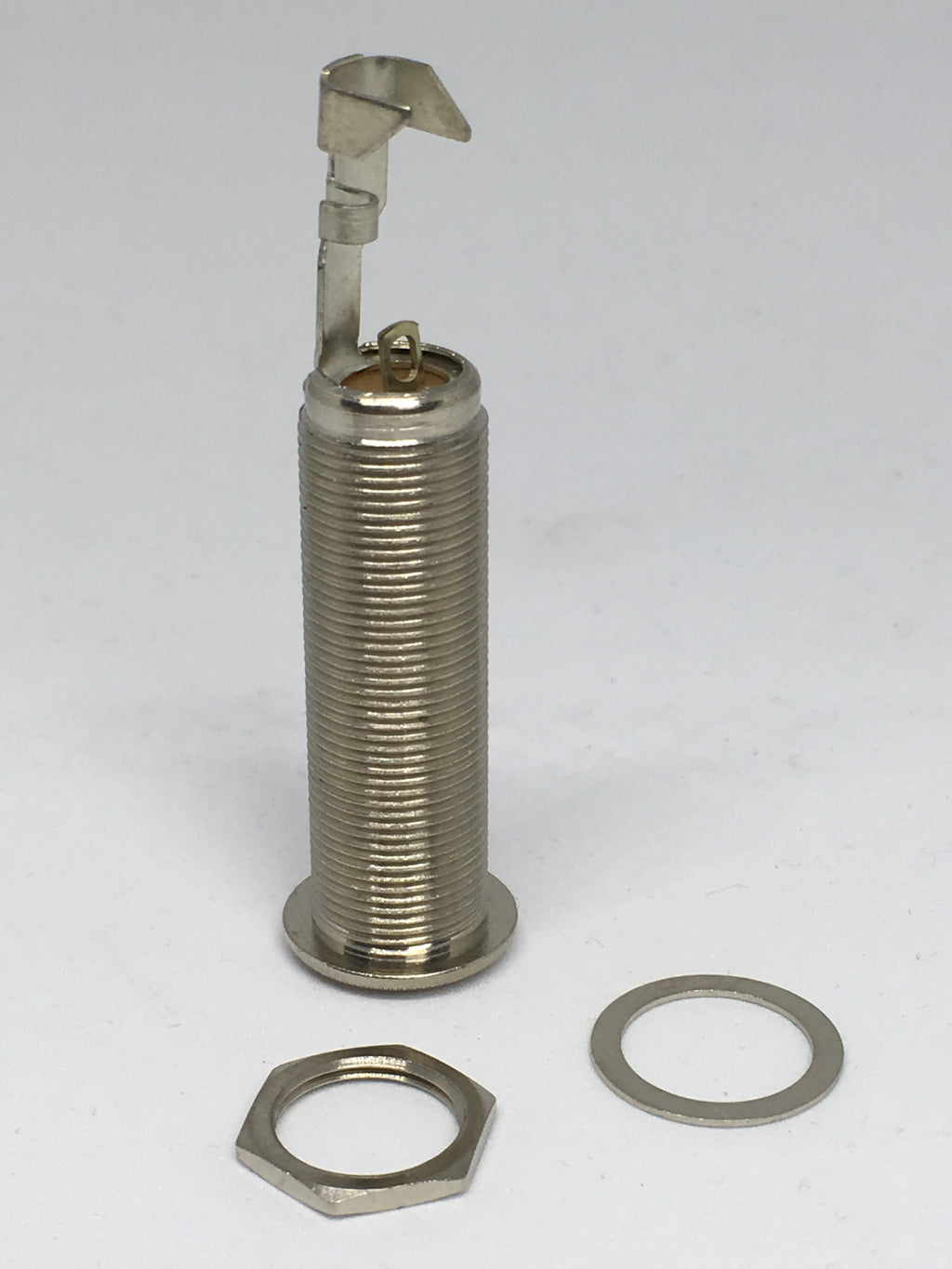 Switchcraft (SC-151) Nickel Thick Panel / Barrel Jack Socket - 2 Pole