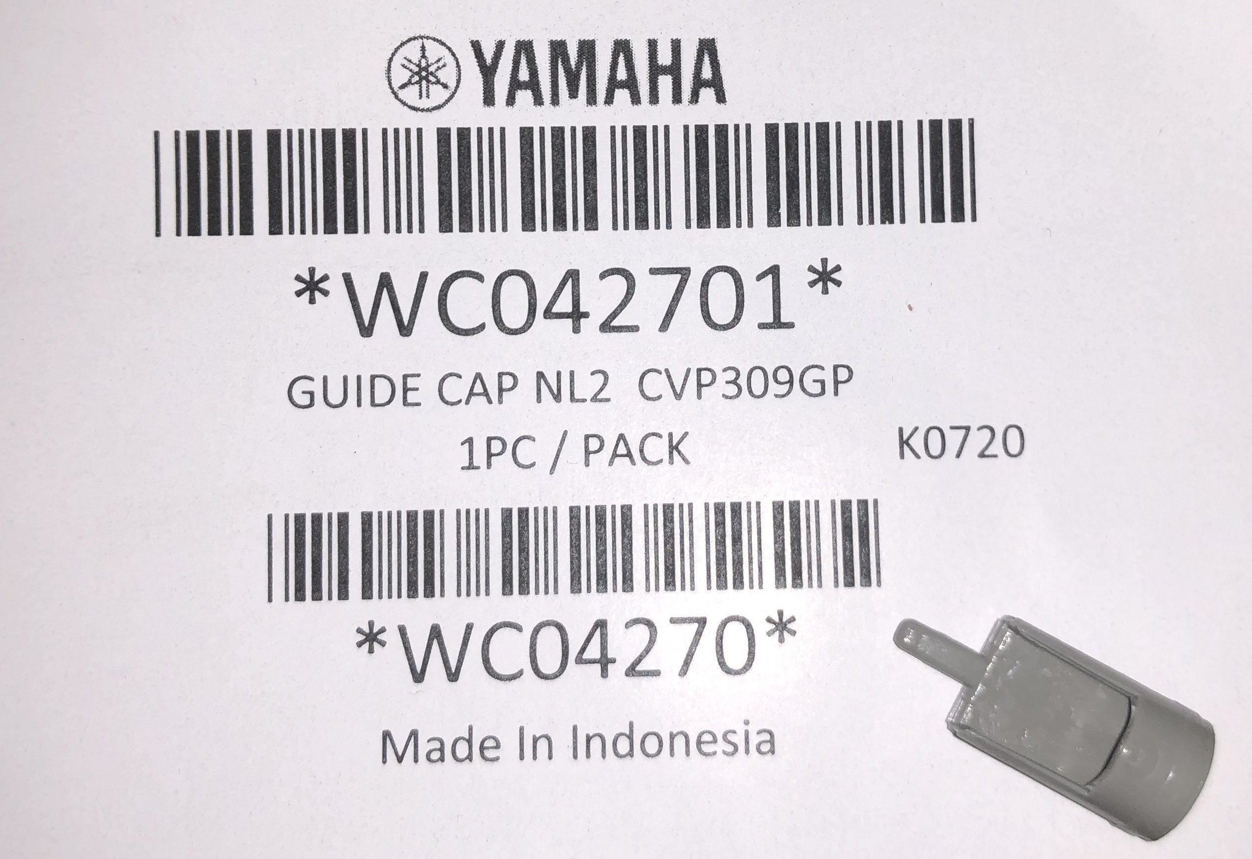 Yamaha WC042701 Guide Cap NL2 Keybed [22]