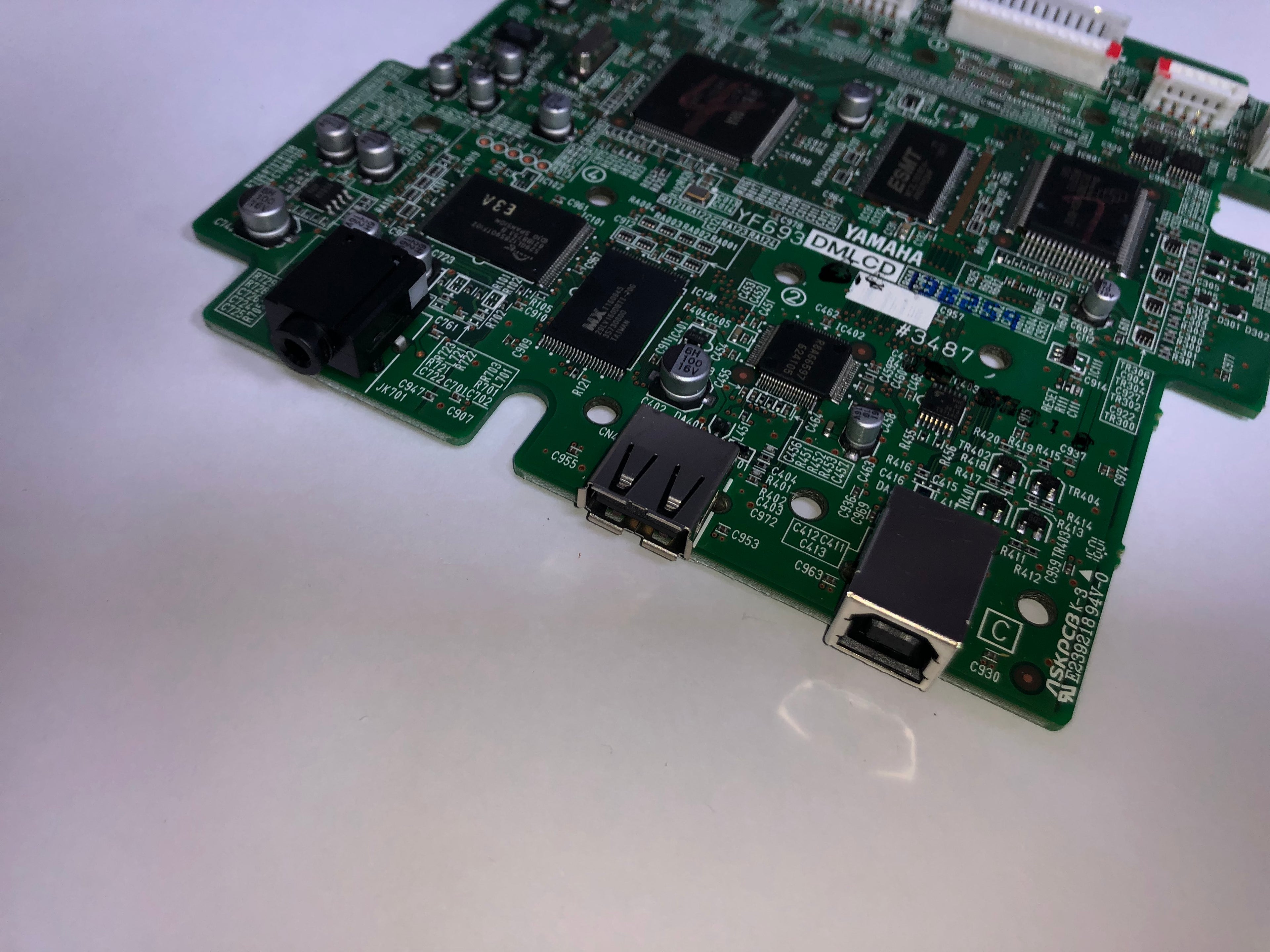 ZH483900 DMLCD main circuit board for Yamaha PSRE443 - YF693
