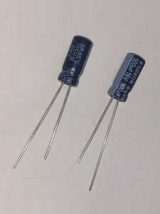 2 x 100uf 16v capacitor to fix P95 audio issue