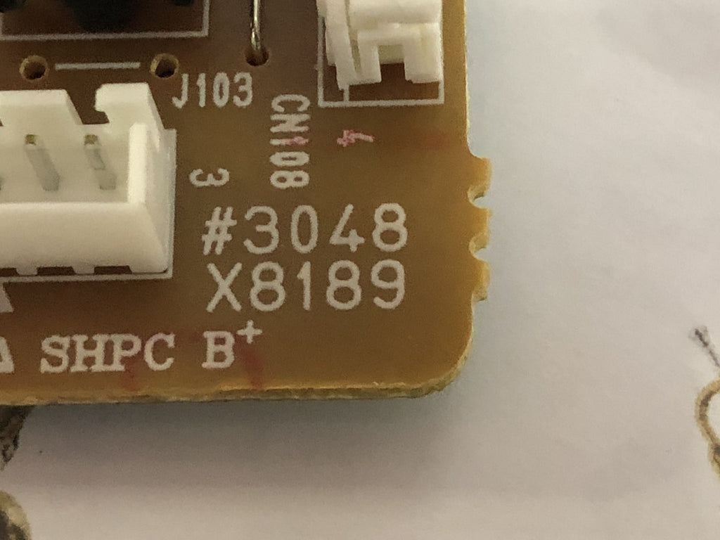 WJ111001 Yamaha DC IN Circuit board X8189