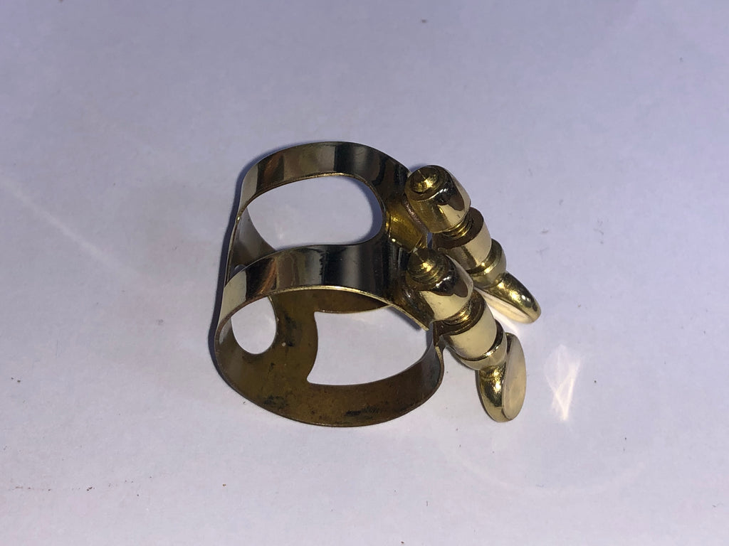 Lacquered soprano saxophone ligature