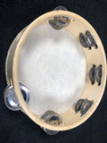 8" (20cm) double row wood tambourine