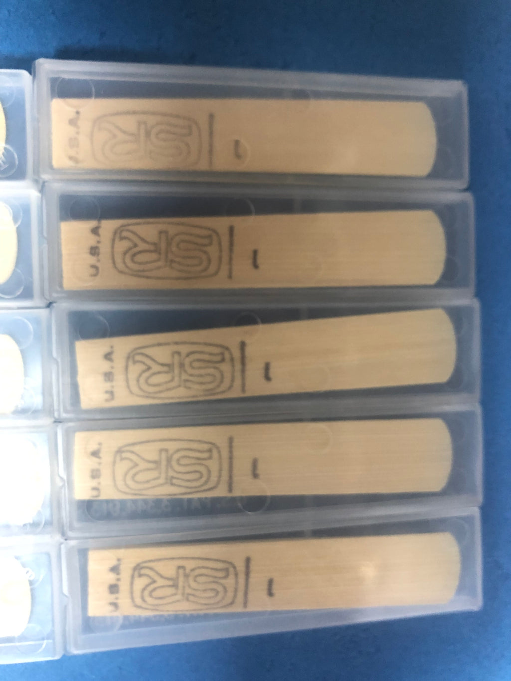 Symmetricut clarinet reed strength 1 - PACK OF 10 REEDS