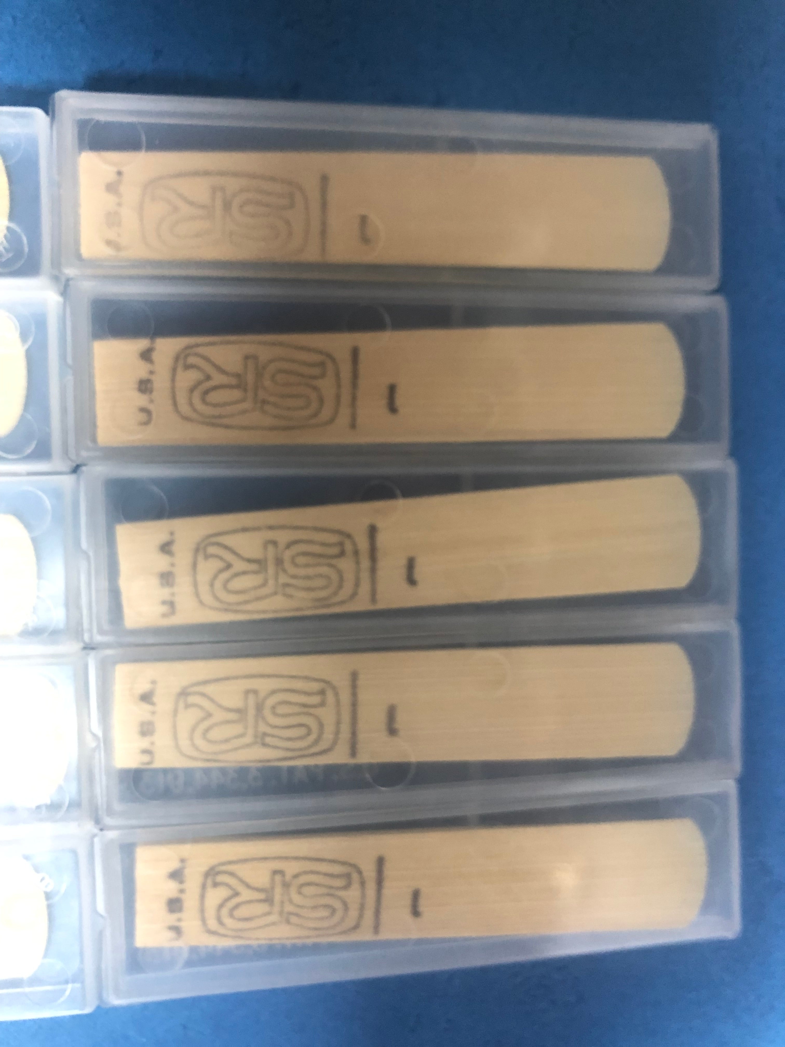 Symmetricut clarinet reed strength 1 - PACK OF 10 REEDS