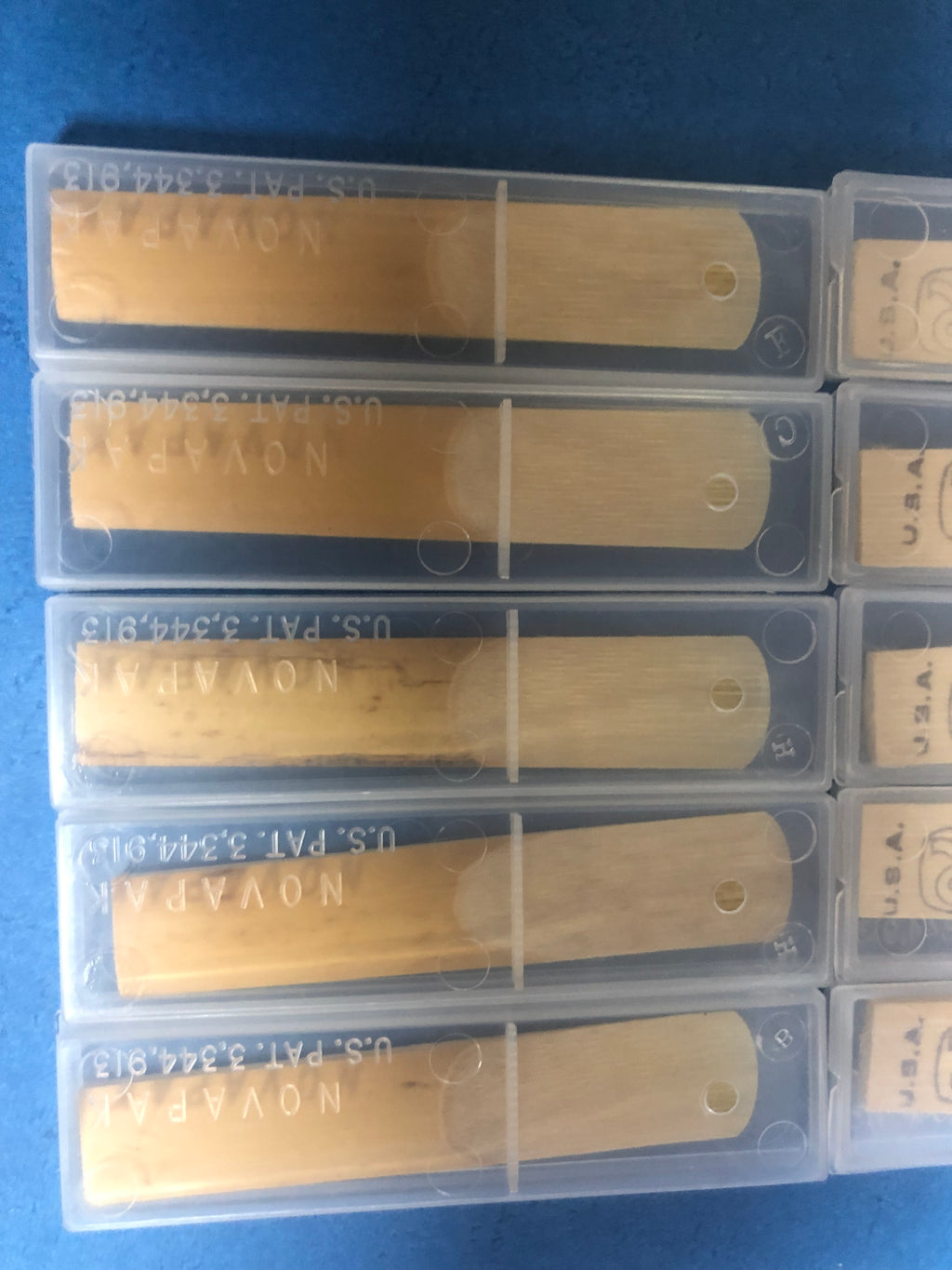 Symmetricut clarinet reed strength 1 - PACK OF 10 REEDS