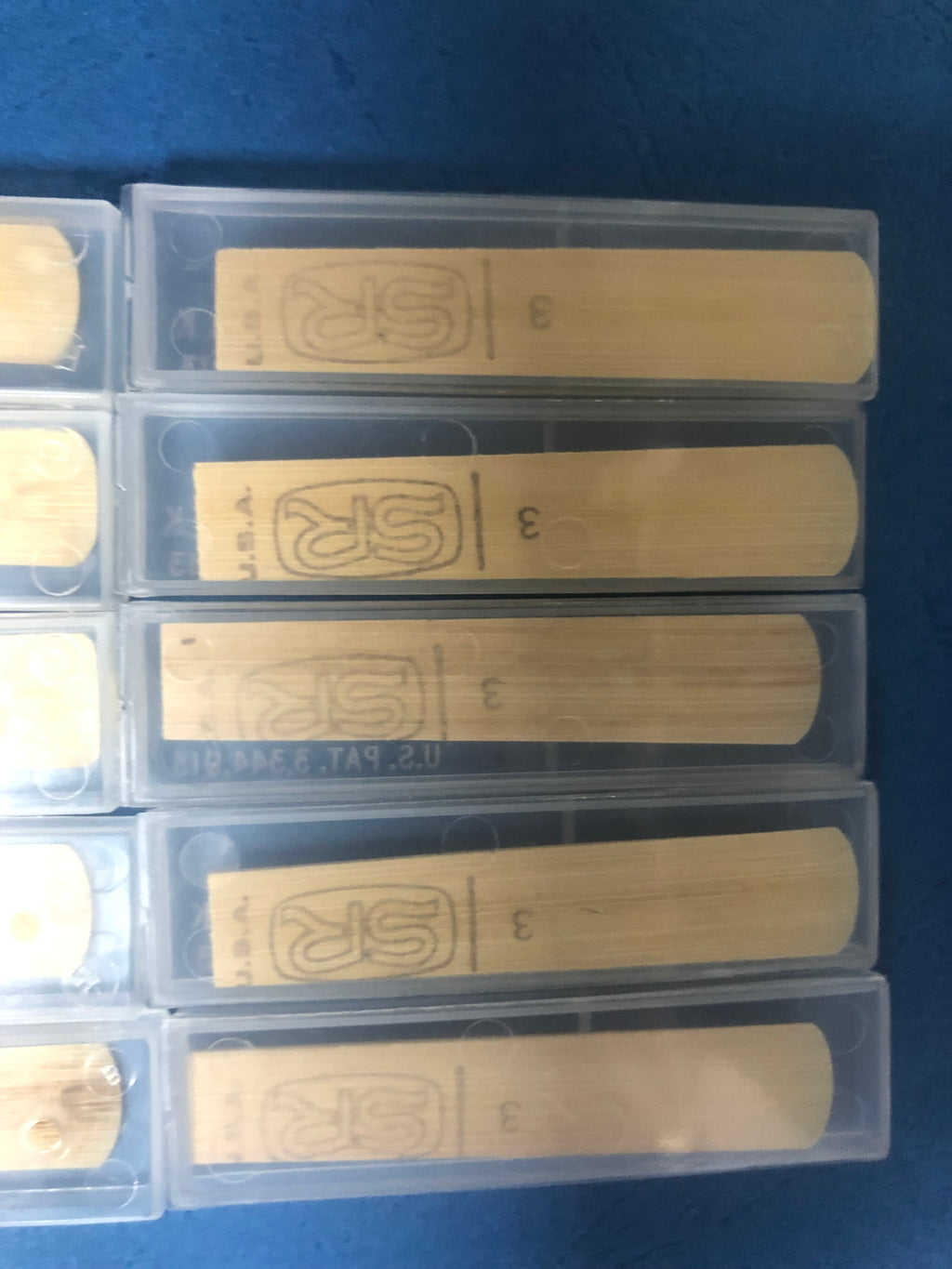 Symmetricut clarinet reed strength 3 - PACK OF 10 REEDS