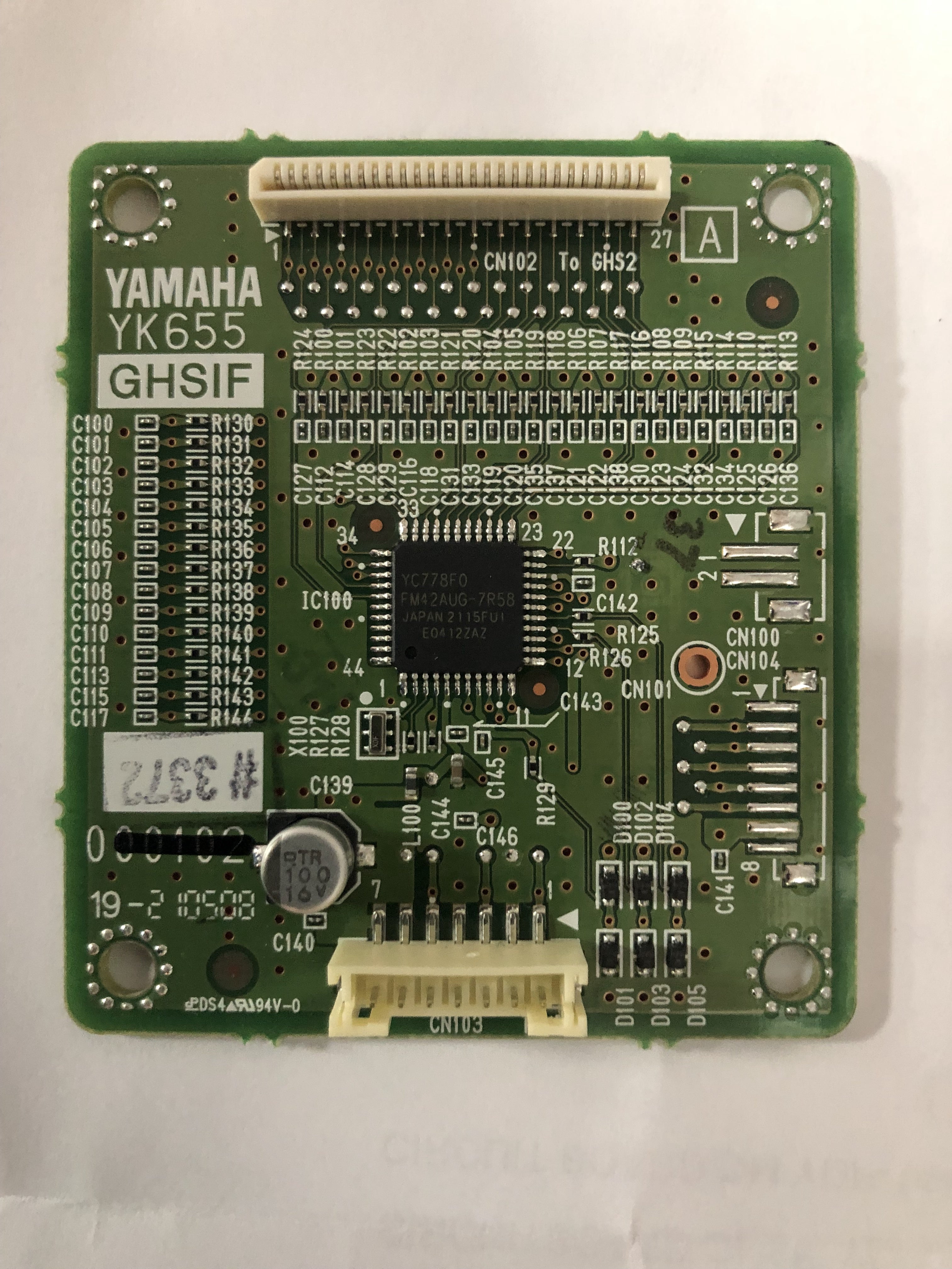 VCU61600 GHSIF circuit board - YK655