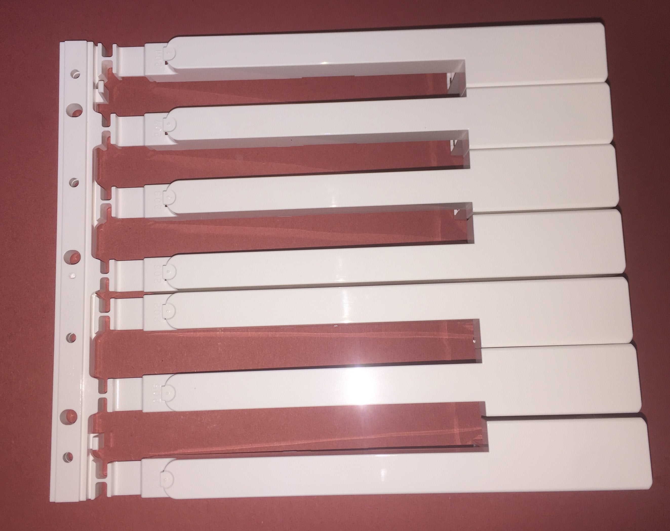 WJ029600 / WJ029700 Complete Octave white keys P series / DGX