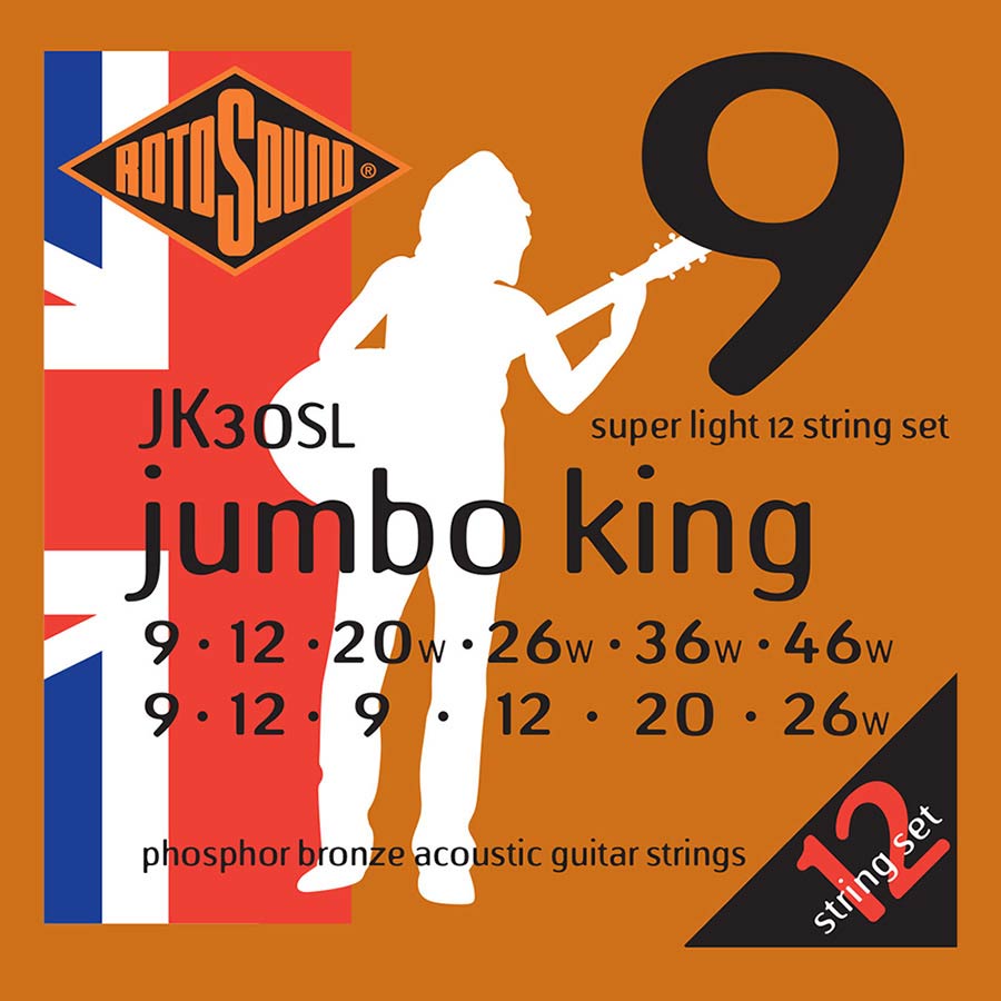Rotosound (JK30SL) Jumbo King 9-46 - 12 string