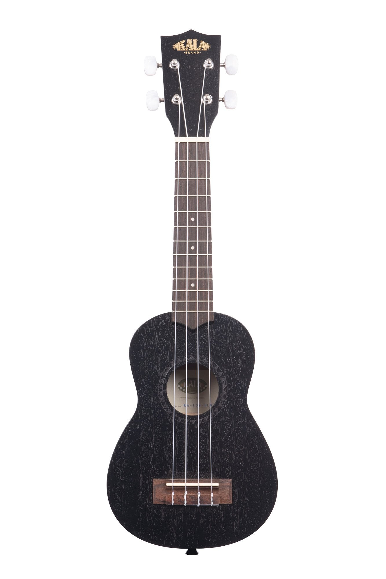 Kala KA-15S-BLK Black Stain Mahogany Soprano Ukulele