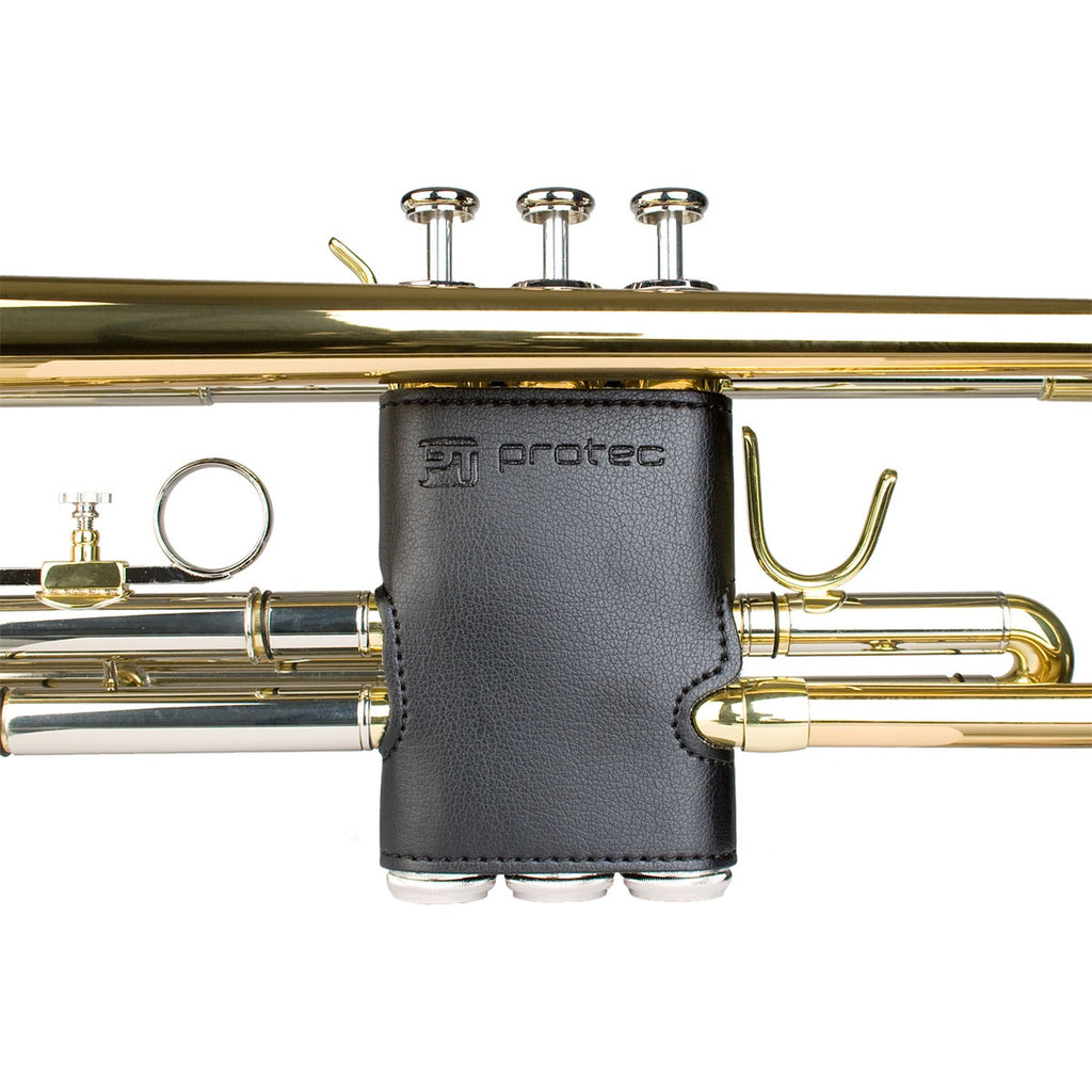 Protec (L226) Trumpet Valve Guard - Black Leather