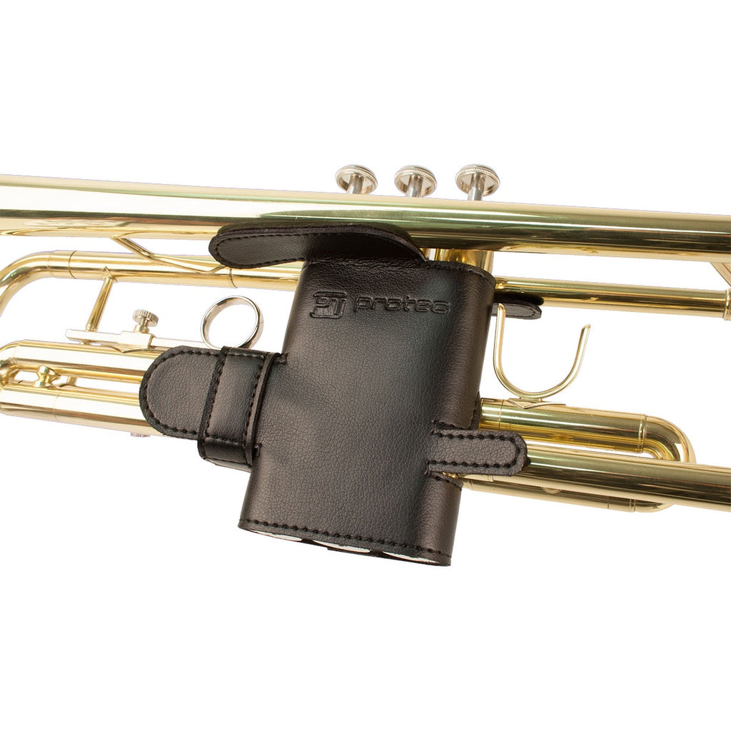 Protec L226SP 6 Point Trumpet Valve Guard - Black Leather